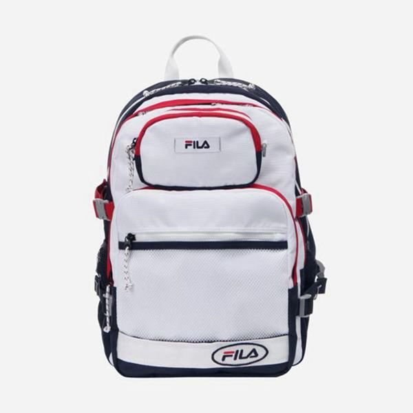 Fila Link Plus Backpacks - White,NZ 589-21809